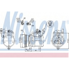 89255 NISSENS Компрессор, кондиционер