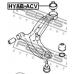 HYAB-ACV FEBEST Подвеска, рычаг независимой подвески колеса