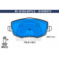 B1.G102-0573.2 GALFER Комплект тормозных колодок, дисковый тормоз