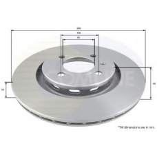 ADC1462V COMLINE Тормозной диск
