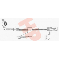 BH58916 HP Тормозной шланг