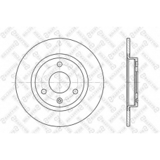 6020-9917-SX STELLOX Тормозной диск