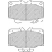 FDB1504 FERODO Комплект тормозных колодок, дисковый тормоз