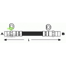 38-0516 KAGER Тормозной шланг