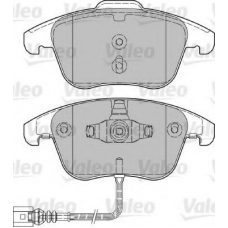 601036 VALEO Комплект тормозных колодок, дисковый тормоз