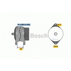 0 124 525 203 BOSCH Генератор