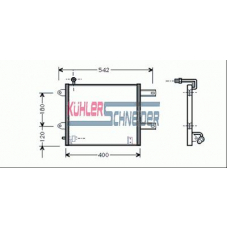 1320011 KUHLER SCHNEIDER Конденсатор, кондиционер