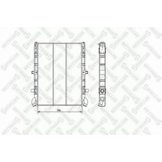 81-03313-SX STELLOX Радиатор, охлаждение двигателя