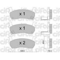 822-034-1 CIFAM Комплект тормозных колодок, дисковый тормоз