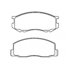 21248 155  0 5 T4090 TEXTAR Колодки тормозные