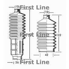 FSG3029 FIRST LINE Пыльник, рулевое управление