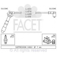 4.9658 FACET Комплект проводов зажигания