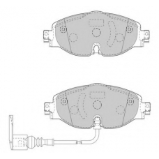 FD7544A NECTO Комплект тормозных колодок, дисковый тормоз