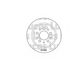 DF1695 TRW Тормозной диск