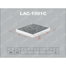 LAC-1501C LYNX Lac-1501c фильтр салона lynx