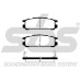 1501224408 S.b.s. Комплект тормозных колодок, дисковый тормоз