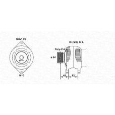 943356941010 MAGNETI MARELLI Генератор