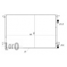 037-016-0003 LORO Конденсатор, кондиционер