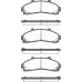 8110 50009 TRISCAN Комплект тормозных колодок, дисковый тормоз