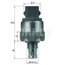 TSW 46 MAHLE Термовыключатель, вентилятор радиатора