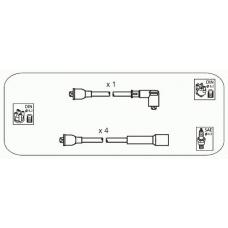 ABS20 JANMOR Комплект проводов зажигания