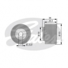 T42175 GATES Паразитный / ведущий ролик, зубчатый ремень