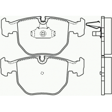 P 06 021 BREMBO Комплект тормозных колодок, дисковый тормоз