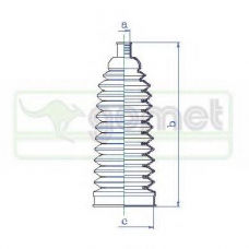 1533013 GOMET Пыльник, рулевое управление