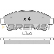 BP2903 BREMSI Комплект тормозных колодок, дисковый тормоз