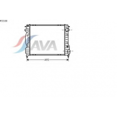 RT2130 AVA Радиатор, охлаждение двигателя