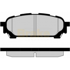 PA1731 BRAKE ENGINEERING Комплект тормозных колодок, дисковый тормоз