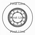 FBD489 FIRST LINE Тормозной диск