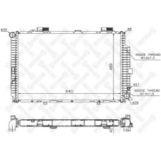 10-25220-SX STELLOX Радиатор, охлаждение двигателя