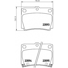 N-1295 COBREQ Комплект тормозных колодок, дисковый тормоз
