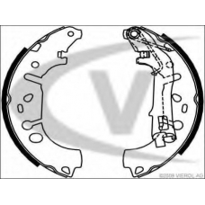 V40-0615 VEMO/VAICO Комплект тормозных колодок