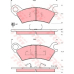 GDB324 TRW Комплект тормозных колодок, дисковый тормоз