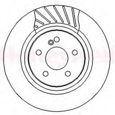 562329B BENDIX Тормозной диск