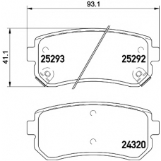 T2138 PAGID Комплект тормозных колодок, дисковый тормоз