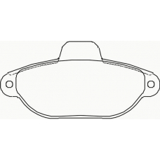 T9031 PAGID Комплект тормозных колодок, дисковый тормоз