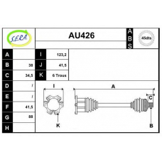 AU426 SERA Приводной вал