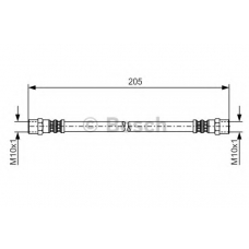1 987 481 191 BOSCH Тормозной шланг