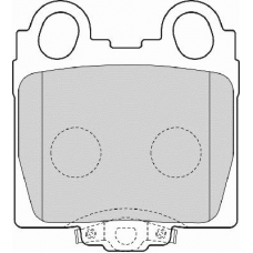FD7054A NECTO Комплект тормозных колодок, дисковый тормоз