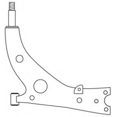 3653 FRAP Рычаг независимой подвески колеса, подвеска колеса