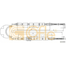 10.5333 COFLE Трос, стояночная тормозная система