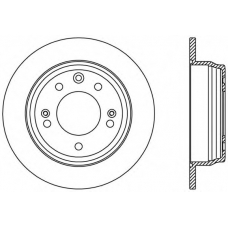 BDA2409.10 OPEN PARTS Тормозной диск