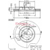 24480 E METZGER Тормозной диск