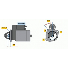 0 001 109 270 BOSCH Стартер