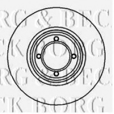 BBD4836 BORG & BECK Тормозной диск