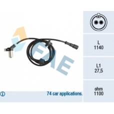 78166 FAE Датчик, частота вращения колеса