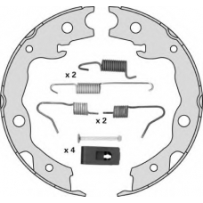 M890R MGA Комплект тормозных колодок, стояночная тормозная с